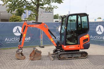 Veiling: Minigraver Kubota KX019-4 Diesel 11.6kW 2019, Ophalen