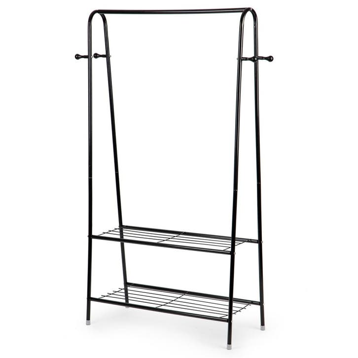 Kledingrek Zwart Staal -18% Retour deal! Snel zijn., Maison & Meubles, Maison & Meubles | Autre, Envoi