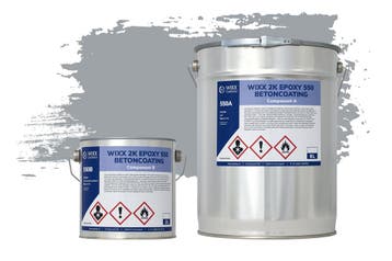 Wixx 2K Epoxy 550 Betonverf RAL 7040 | Venstergrijs 10L, Verzenden, Nieuw