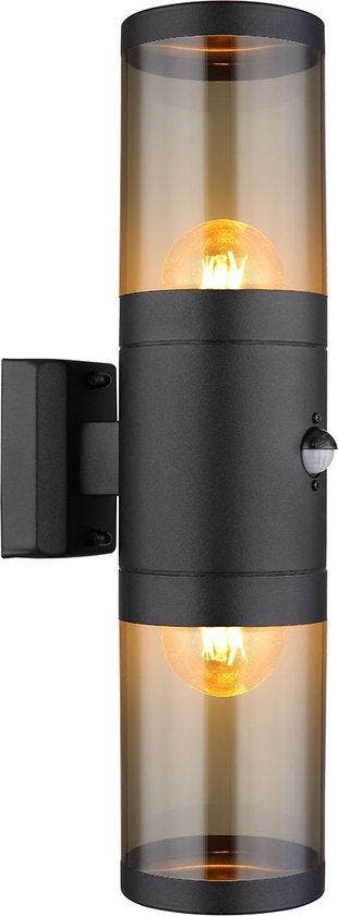 2dekans | Globo wandlamp Xeloo - zwart - metaal - 32014-2BSS, Ophalen of Verzenden, Nieuw