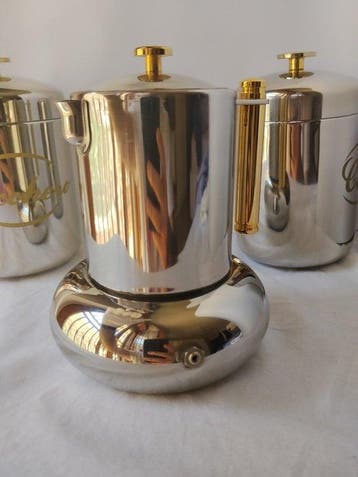 Elegante Set Lavazza Vintage anni 90: Caffettiera