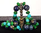 Lapis lazuli & Turquoise - Halsketting - Boeddhistisch