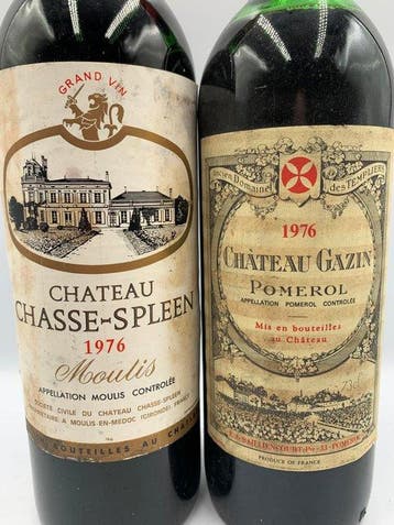 1976 Chateau Chasse-Spleen & Chateau Gazin - Bordeaux - 2