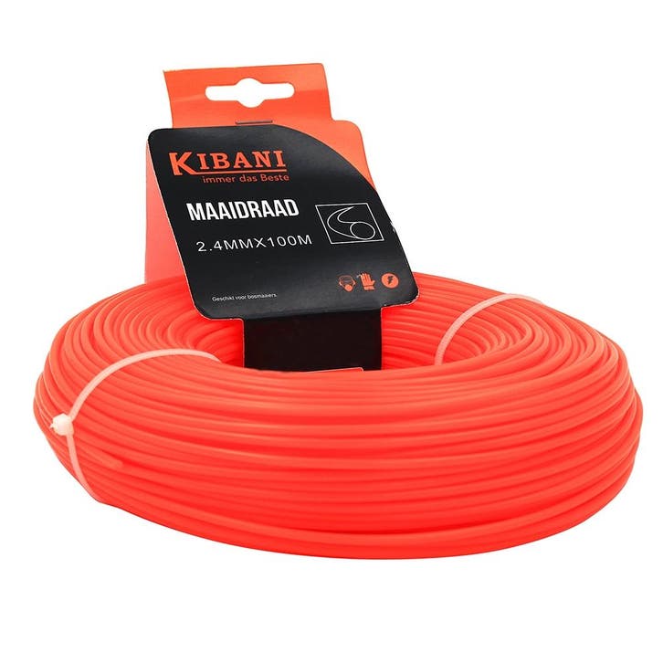 Kibani Maaidraad -  Trimmerdraad 2.4 MM 100 Meter -, Jardin & Terrasse, Outils à main