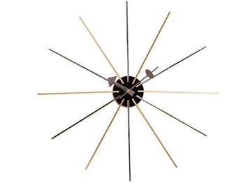 Star clock style  horloge murale, Huis en Inrichting, Verzenden, Nieuw
