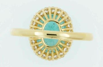 Zonder minimumprijs - Ring - 14 karaat Geel goud - 3.09ct., Nieuw