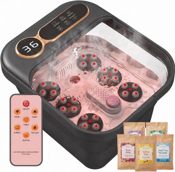 Heevey Premium Voetenbad - Massage - Inklapbaar voetbad -, Sport en Fitness, Verzenden, Nieuw