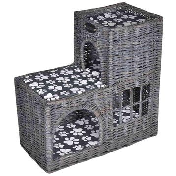 Kattenkasteel wilgen | Retour Deal | 34% Korting!, Dieren en Toebehoren, Katten-accessoires, Verzenden, Zo goed als nieuw