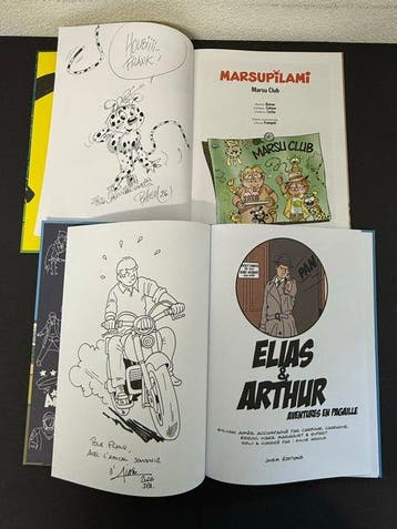 Batem Originalzeichnung in Marsupilami - Aimes, Nieuw