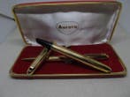 Aurora - Aurora 88K Fountain Pen & BallPoint Gold Plated -, Nieuw
