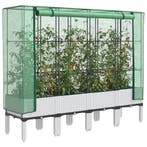 vidaXL Plantenbak verhoogd met kashoes 160x40x140 cm, Verzenden