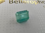 Groen Smaragd - 7.63 ct - Bellerophon Gemlab - F1 Minor oil, Nieuw
