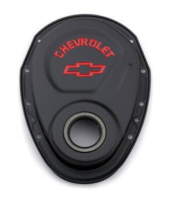 Distributie deksel zwart chevrolet logo, Ophalen of Verzenden