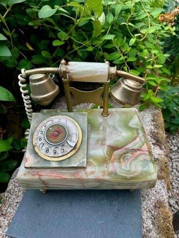 Analoge telefoon - Onyx - Vintage telefoon van onyx