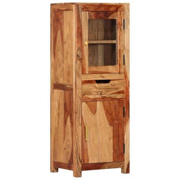 vidaXL Hoge kast 40x34x110 cm massief acaciahout, Huis en Inrichting, Verzenden, Nieuw