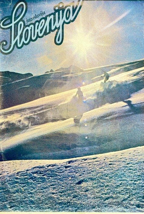 Egan kaše - Affiche touristique vintage Yougoslavie Slovénie, Antiquités & Art, Art | Dessins & Photographie