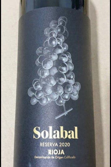 2020 Bodegas y Viñedos Solabal - Rioja Reserva - 6 Flessen