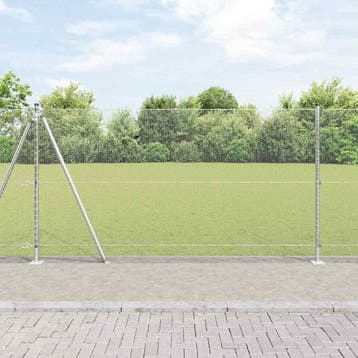 vidaXL zeshoekig gaashek met betonnen voetstuk 50 x 1,2 m, Verzenden