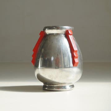 Daalderop KMD - Vase - Étain - Vase Art déco, Antiquités & Art