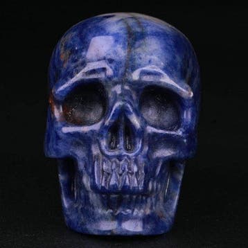 75g Sodalith Skull – Poseidons Zorn – 5,1 x 3,9 x 3,3cm