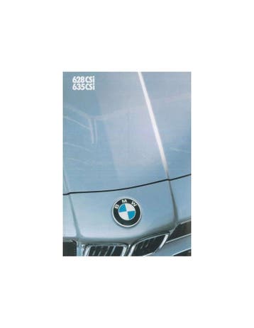 1984 BMW 6 SERIE BROCHURE ENGELS, Ophalen of Verzenden, Nieuw