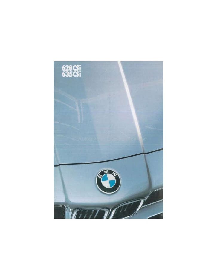 1984 BMW 6 SERIE BROCHURE ENGELS, Livres, Autos | Brochures & Magazines, Enlèvement ou Envoi