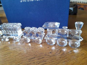 Swarovski - Beeldje - Trein 4 delig - Boxed - Kristal