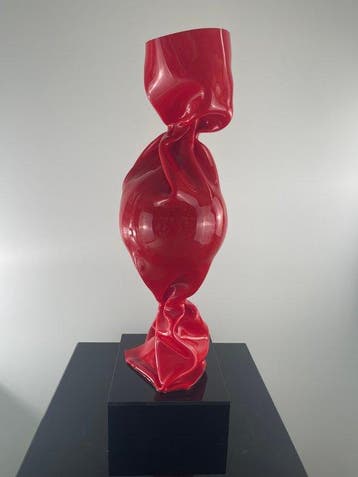 Laurence JENK (1965) - Wrapping Bonbon Rouge, Antiek en Kunst