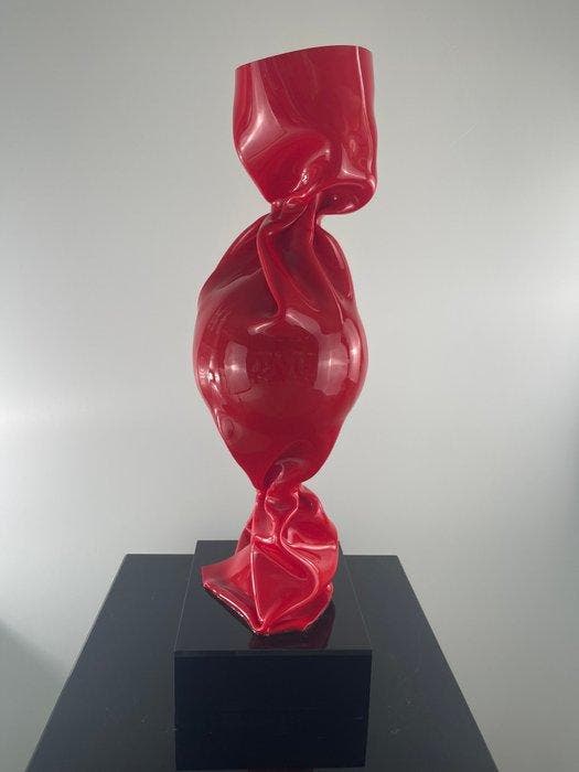 Laurence JENK (1965) - Wrapping Bonbon Rouge, Antiek en Kunst, Kunst | Designobjecten