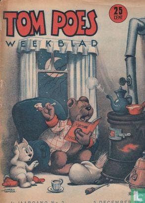 Bas en van der Pluim - Tom Poes weekblad 2 - 1947, Boeken, Stripverhalen, Eén stripboek, Verzenden, Gelezen, Godhelp, Frits, Klooster, Ben van 't, Kresse, Hans G., Lensen, Wim, Mooij van Wieringen, Wim de, Ringrose, James, Sprenger, Henk, Toonder Studio's, Toonder, Margje, Toonder, Marten.