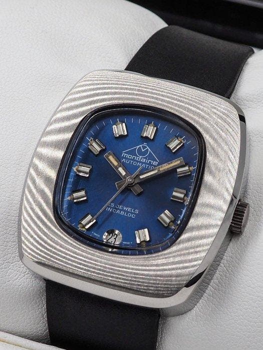 Mondaine - Zonder minimumprijs - * Vintage * Automatic *, Handtassen en Accessoires, Horloges | Heren