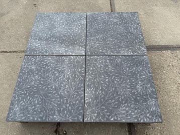 Veiling - 40,32 M2 Keramische Tegel Flower Decor 60x60x4 Cm, Tuin en Terras, Nieuw