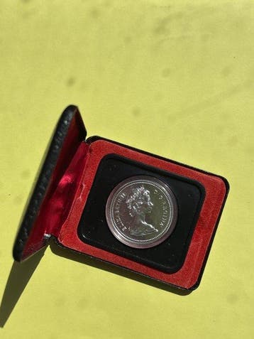 Canada. Elizabeth II. Dollar 1974 Centenaire de Winnipeg