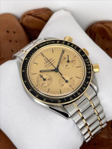 Omega - Speedmaster Reduced Two Tone Chronograph Automatic -
