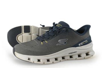 Skechers Sneakers in maat 41 Grijs, Kleding | Heren, Schoenen, Overige kleuren, Verzenden, Zo goed als nieuw, Skechers