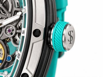 SwissT - Vortex Turquoise – Automatique Squelette – 2026 -, Nieuw