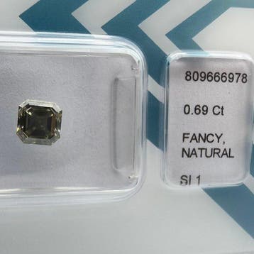 Zonder minimumprijs - 1 pcs Diamant (Natuurlijk gekleurd) -, Nieuw