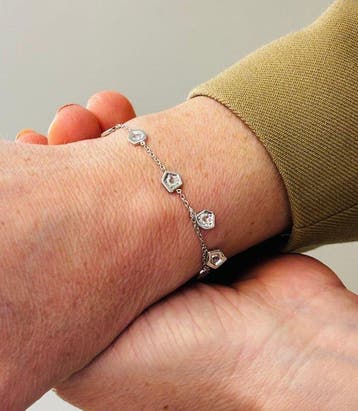 Mimi - Armband - 18 karaat Witgoud - 1.00ct. tw. Diamant, Nieuw