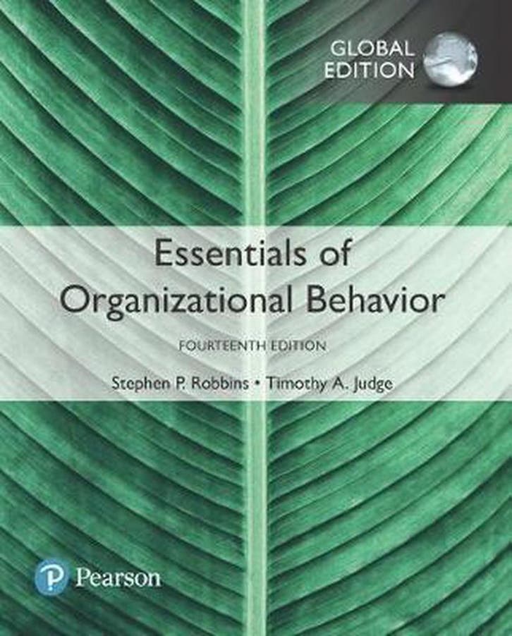 Essentials of Organizational Behavior, Global Edition, Livres, Langue | Anglais, Envoi