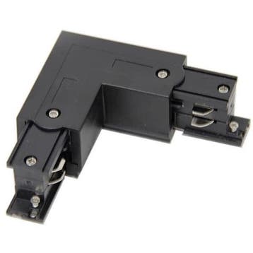 Spanningsrail Doorverbinder Zwart - Links - 3 Fase - LED Lam, Verzenden, Nieuw