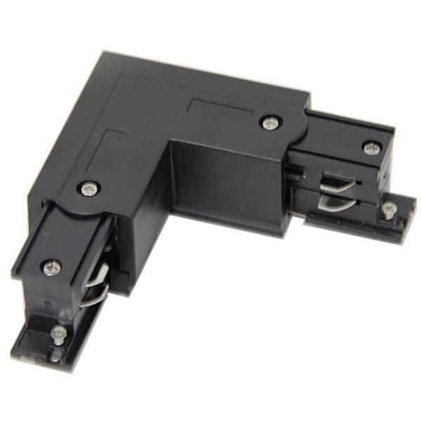Spanningsrail Doorverbinder Zwart - Links - 3 Fase - LED Lam, Huis en Inrichting, Lampen | Overige, Nieuw, Verzenden