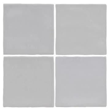 Wandtegel Handvorm Terre WoW Grey Glossy Grijs Glans 15x15, Doe-het-zelf en Bouw, Tegels, Nieuw, Minder dan 20 cm, 10 m² of meer