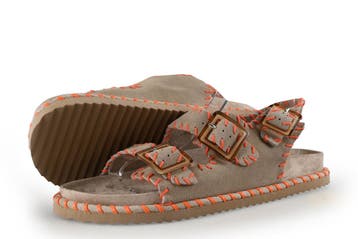 Colors of California Slippers in maat 41 Beige, Slippers, Verzenden, Beige, Zo goed als nieuw