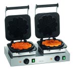 Wafelijzer | 2HW211 | Dubbel | 4.4kW | Wafelgrootte, Verzenden, Nieuw in verpakking