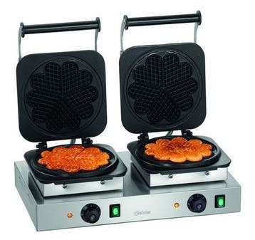 Wafelijzer | 2HW211 | Dubbel | 4.4kW | Wafelgrootte, Verzenden