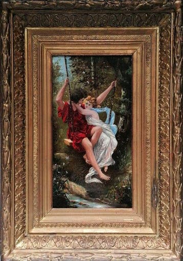 Pierre Auguste Cot (1837-1883) After - Le printemps, Antiek en Kunst