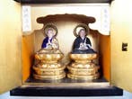 The statues of Honen Shonin and Zendo Daishi enshrined at