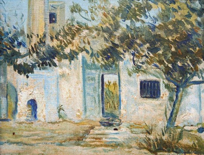 École valencienne (c.1940) - NO RESERVE - Lumière de Valence, Antiek en Kunst, Kunst | Schilderijen | Klassiek