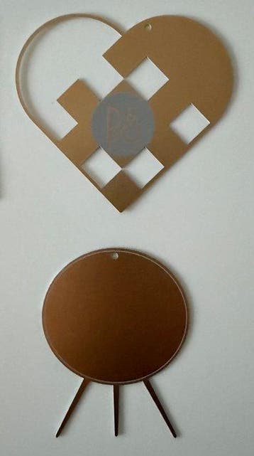 Kerstboomversiering - Aluminium, Metaal, Nieuw