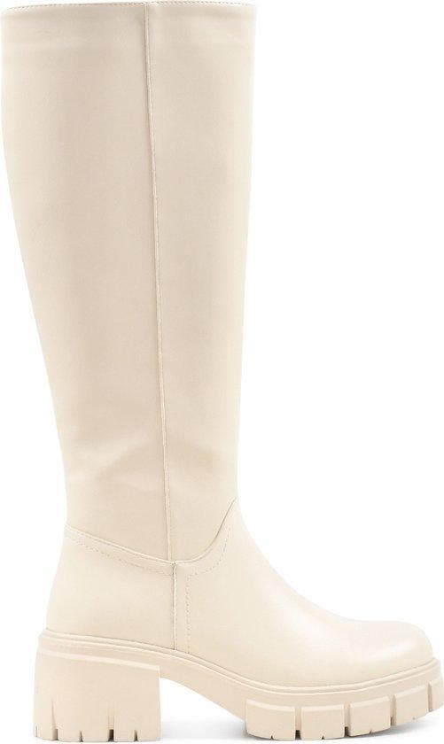 SHOWMODEL POSH by Poelman NORI Dames Hoge Laarzen - Crème.., Kleding | Dames, Schoenen, Nieuw, Verzenden